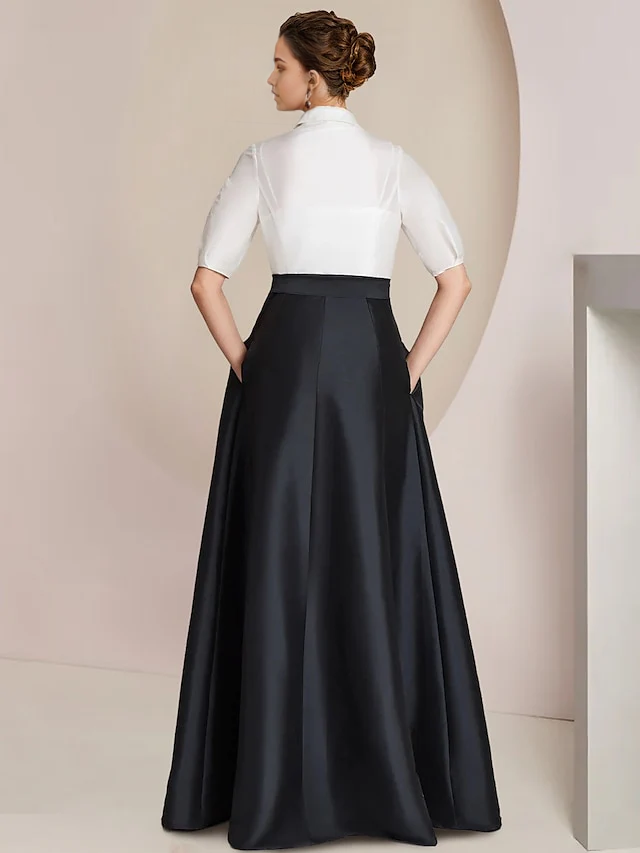 Two pieces A-Line Princess Floor-Length Mother Of The Bride Dresses with Bowknot