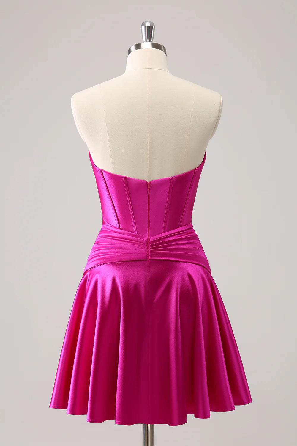 A-Line Sweetheart Corset Short Homecoming Dress