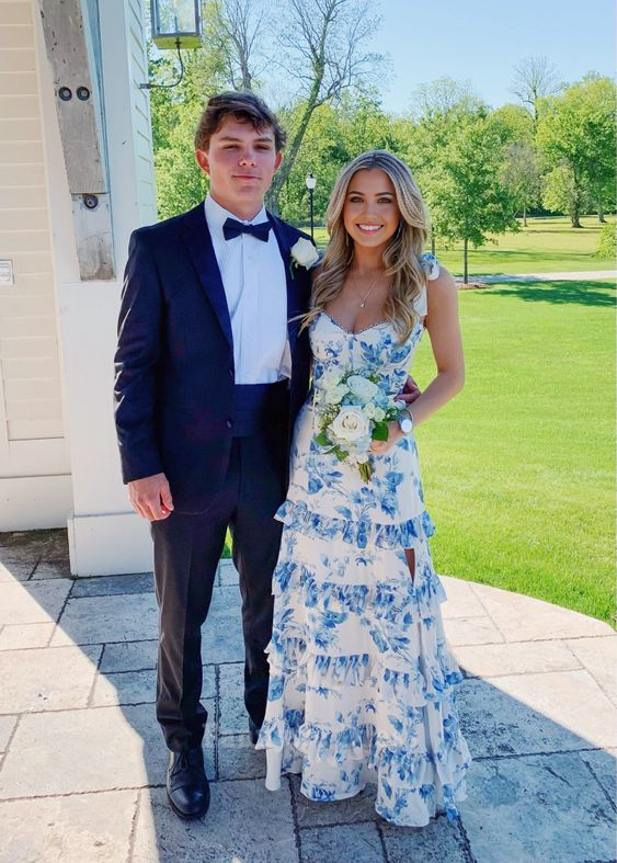 A-Linie V-Ausschnitt Ärmellose Abendkleider Brautjungfernkleider Abendkleid Ballkleid mit Schlitz