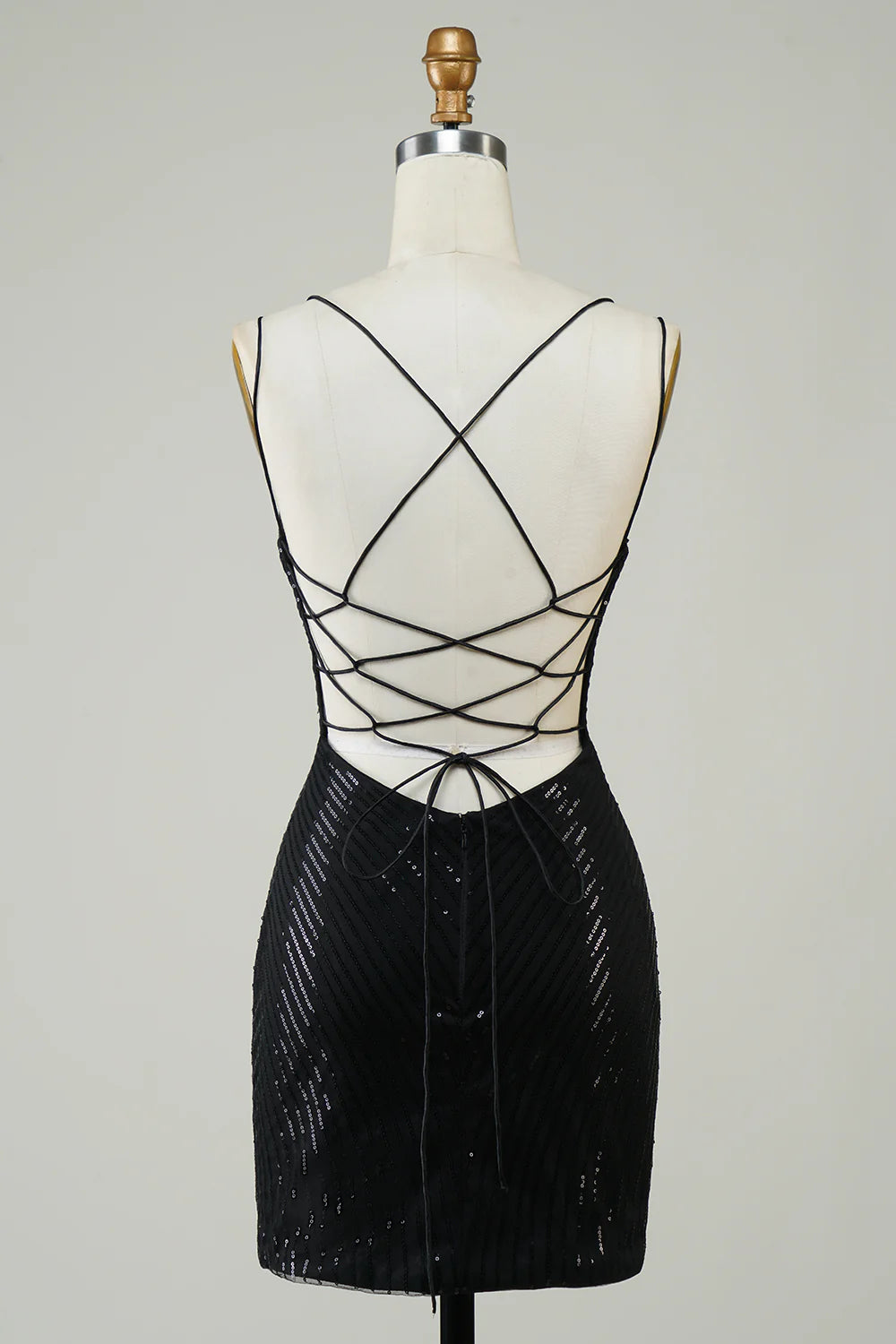 Glitter Tight Homecoming Dress with Sequins Butterflies