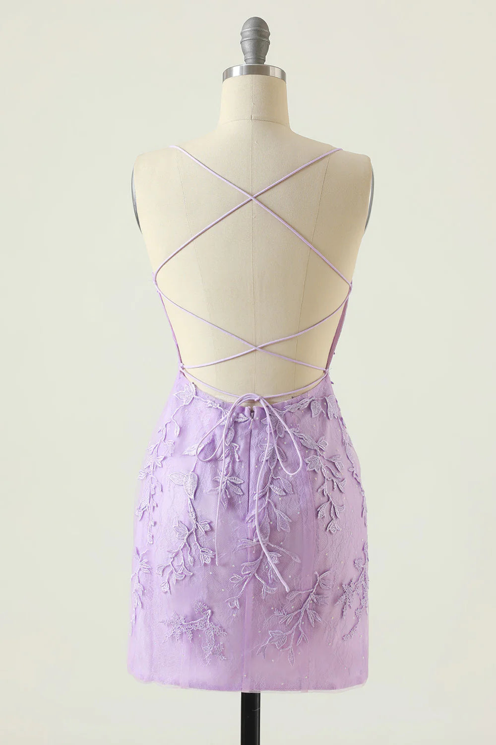 Backless Bodycon Homecoming Dress With Appliques