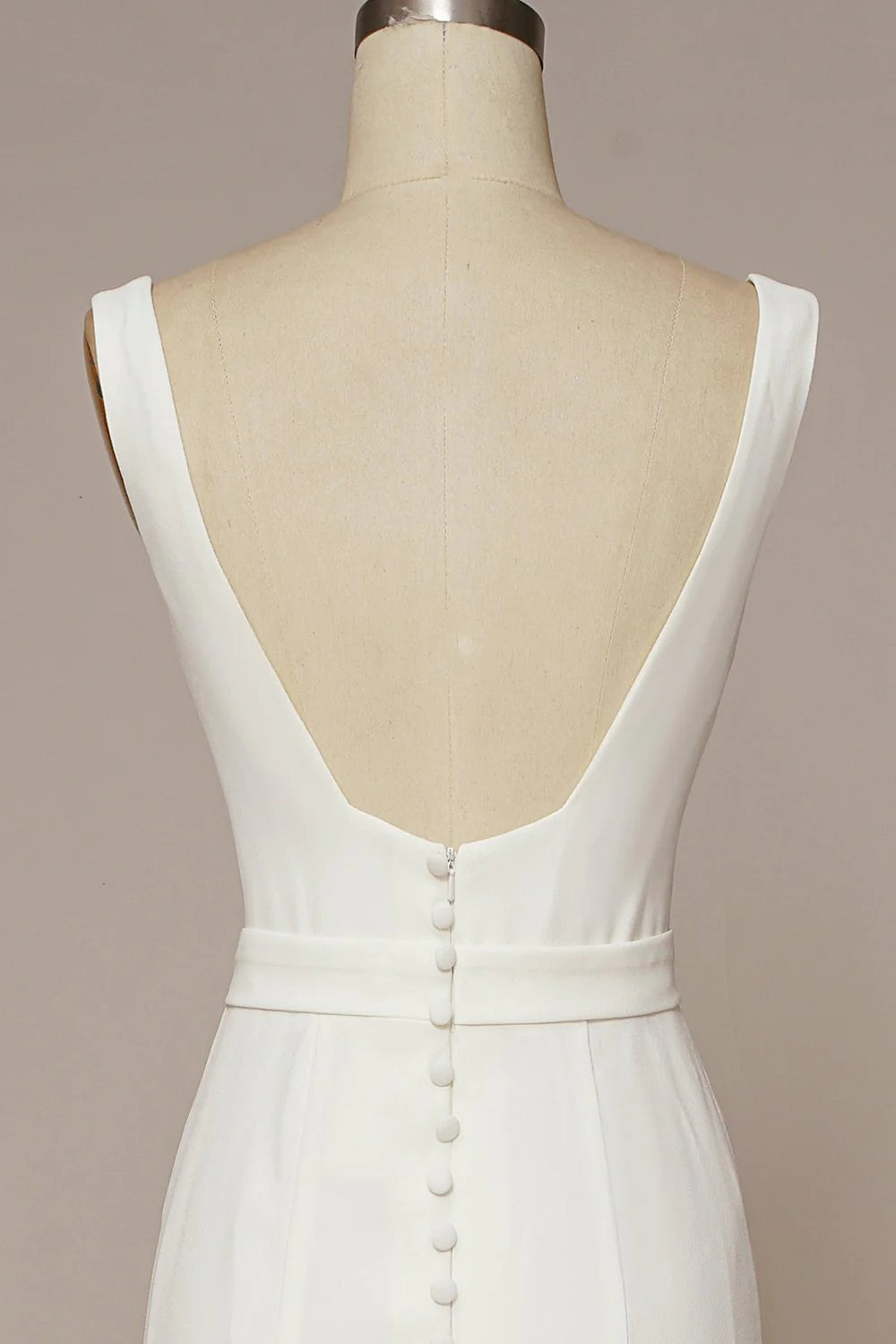 Meerjungfrau-Brautkleid mit quadratischem Ausschnitt