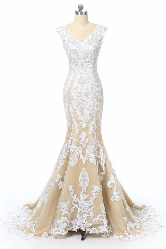 Tulle lace long Wedding Dresses