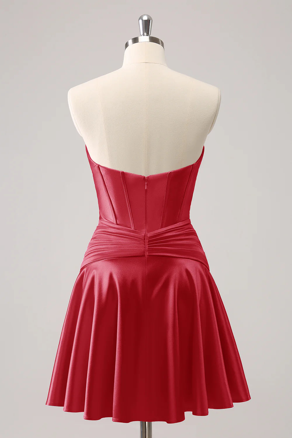 A-Line Sweetheart Corset Short Homecoming Dress