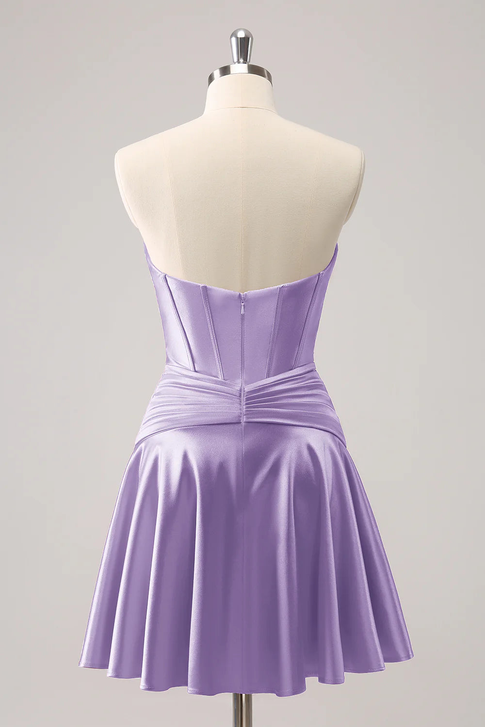 A-Line Sweetheart Corset Short Homecoming Dress