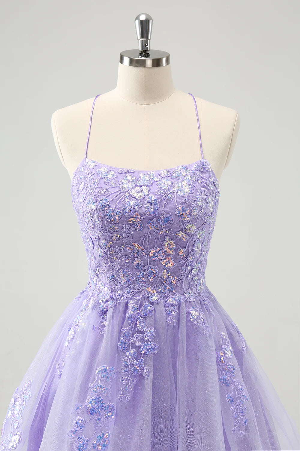A Line Cute Glitter Sequins Short Homecoming Dress with Appliques