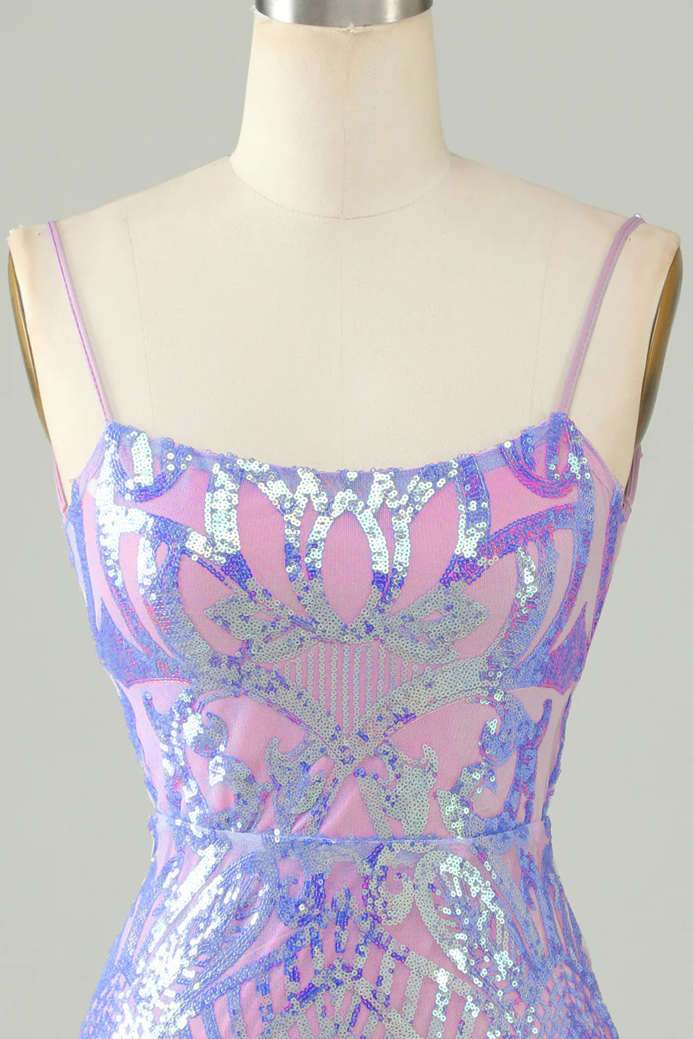 Sparkly Sequin Backless Tight Short Homecoming Dress