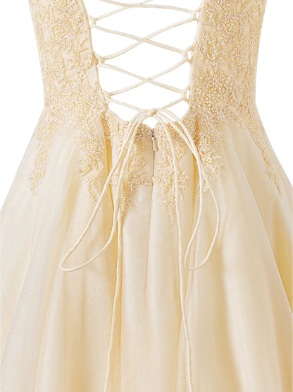 A-line Chiffon Short Homecoming Dress