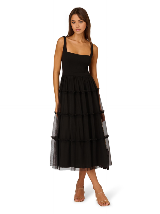 A-Linie Square Neck Abendkleider Brautjungfernkleider Abendkleid Ballkleid 