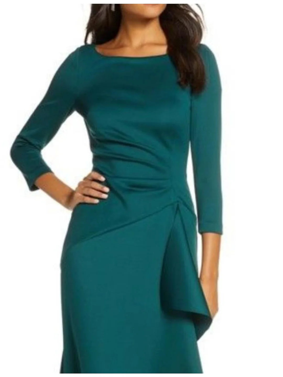 Sheath 3/4 Sleeves Scoop Neck Mother Of The Bride Dresses