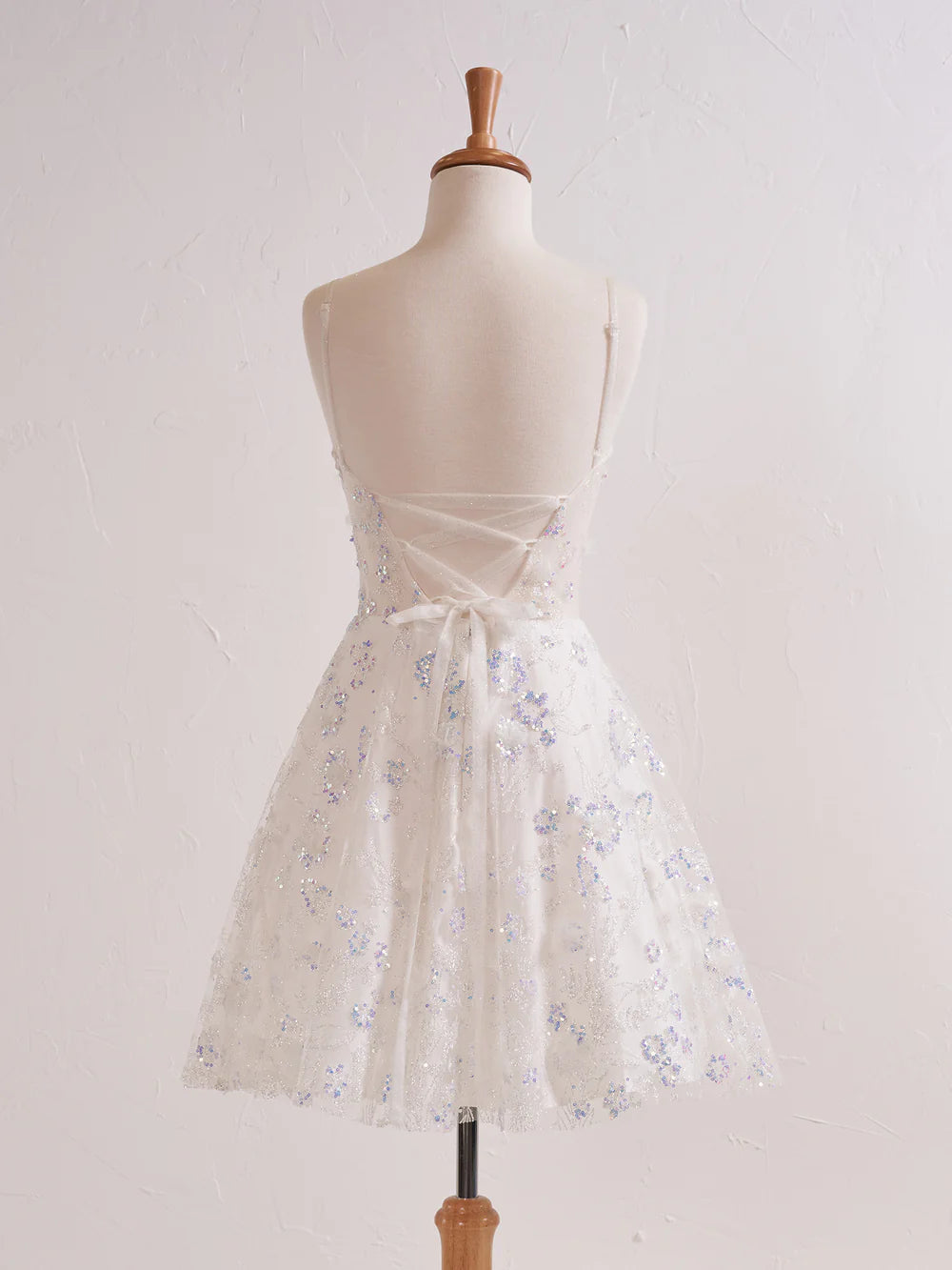A-line Floral Strapless Sweetheart Short Cocktail Dress Homecoming Dresses