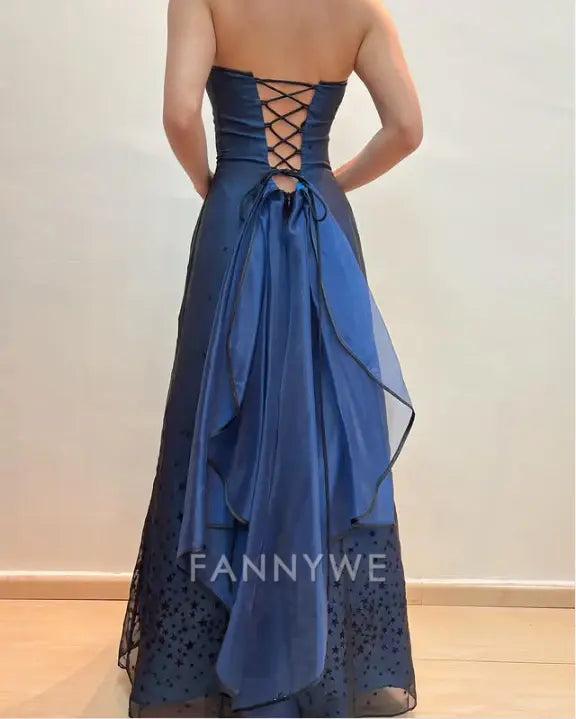 Elegant Shiny Sequin Beading Spaghetti Straps Long Tulle Chiffon Satin formal dresses Bridesmaid Dresses evening gown Prom Dress