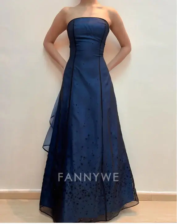 Elegant Shiny Sequin Beading Spaghetti Straps Long Tulle Chiffon Satin formal dresses Bridesmaid Dresses evening gown Prom Dress