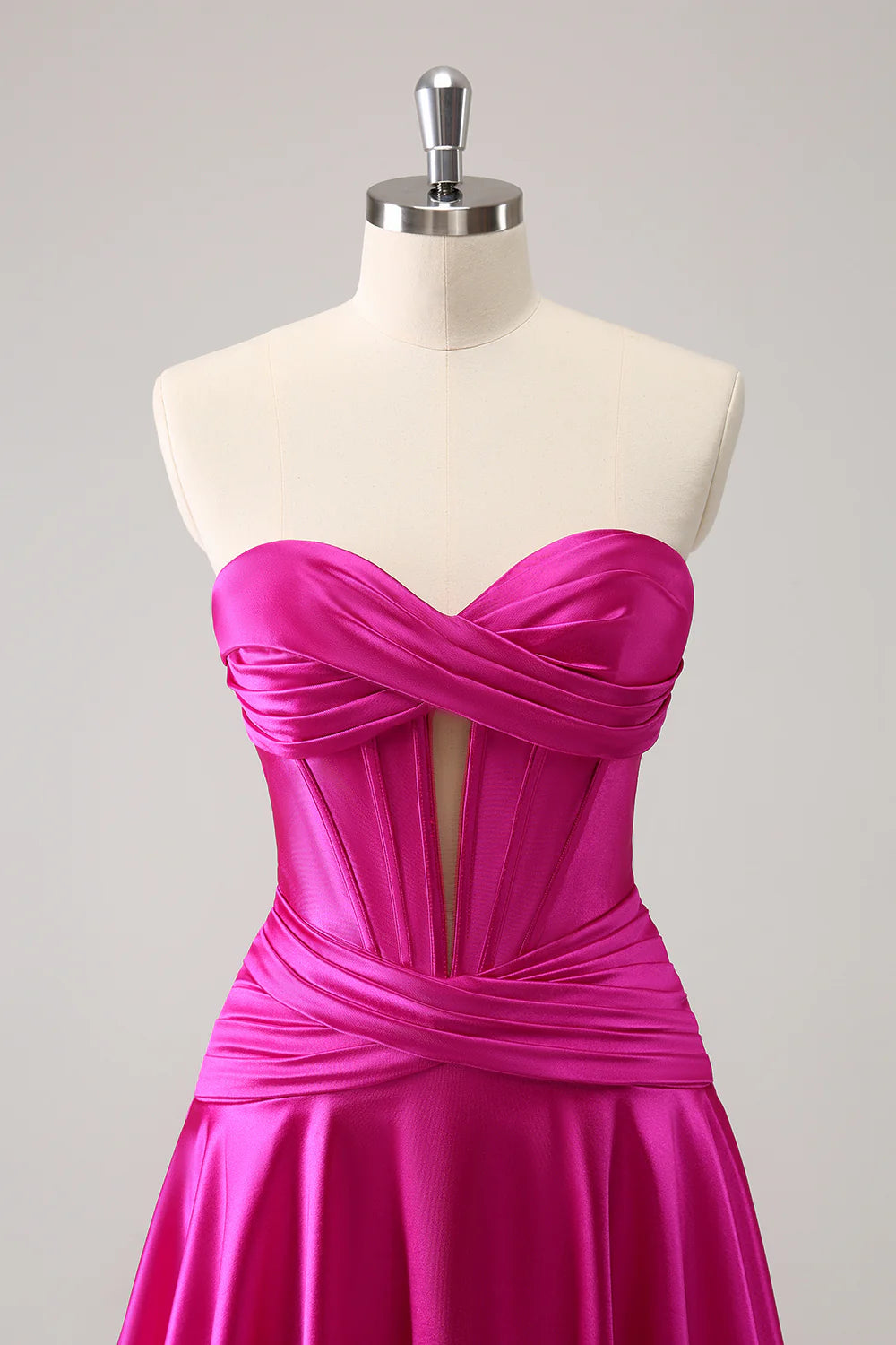 A-Line Sweetheart Corset Short Homecoming Dress
