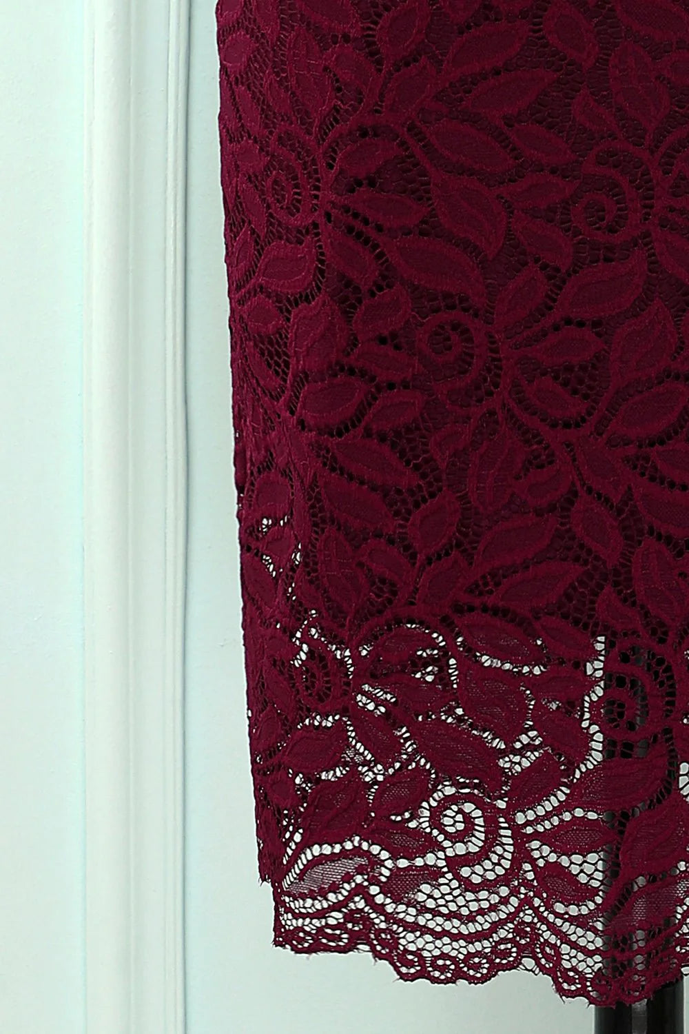 Burgundy Bodycon Dress