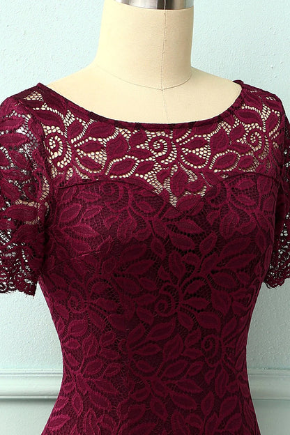 Burgundy Bodycon Dress