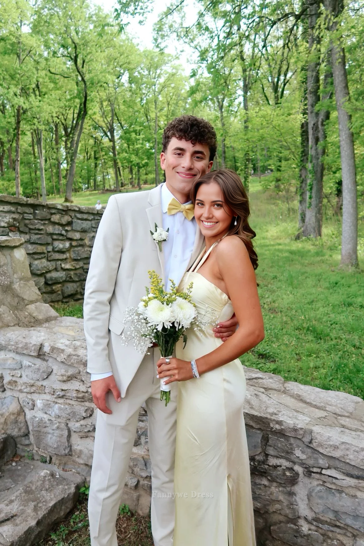 Sheath Halter Satin Light Yellow Long formal dresses Bridesmaid Dresses evening gown Prom Dress