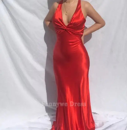 Sheath Simple V-Neck formal dresses Bridesmaid Dresses evening gown Prom Dress