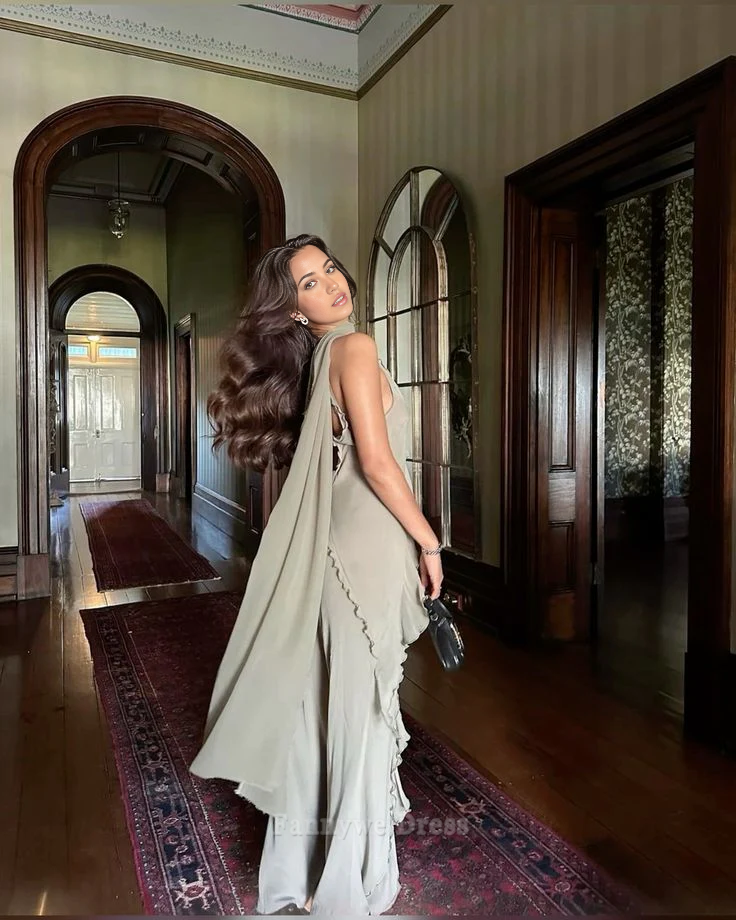 Mermaid Elegant V Neck Spaghetti Straps Long formal dresses Bridesmaid Dresses evening gown Prom Dress