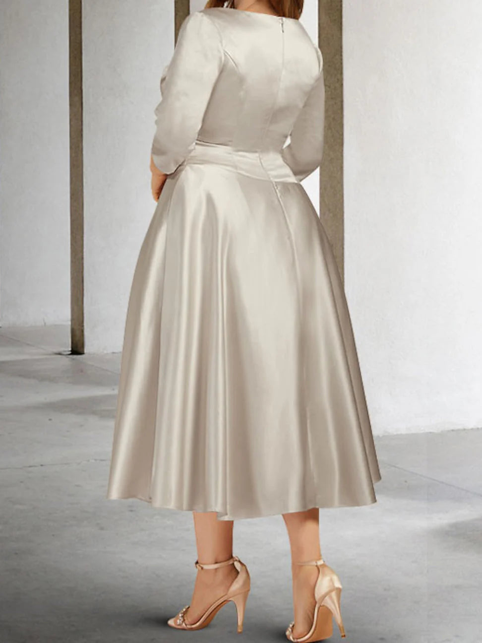 A-Line V Neck Mother Of The Bride Dresses