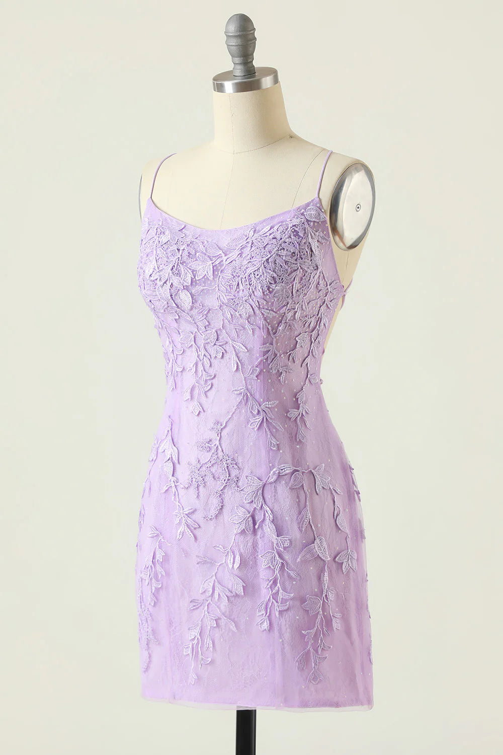 Backless Bodycon Homecoming Dress With Appliques
