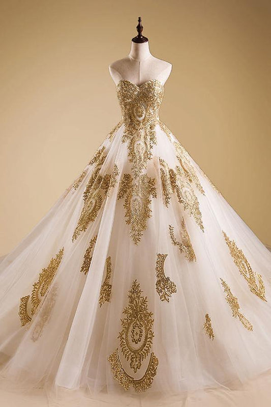 A line Quinceanera Lace Appliques Prom Dresses