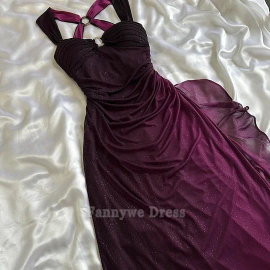 A-Linie Herzausschnitt Chiffon Abendkleider Brautjungfernkleider Abendkleid Ballkleid 