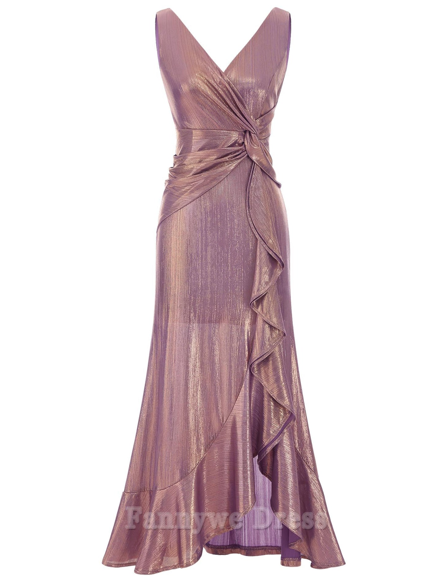 Etuikleid mit V-Ausschnitt, elegant, glitzernd, mit Schlitz, formelle Kleider, Brautjungfernkleider, Abendkleid, Ballkleid 