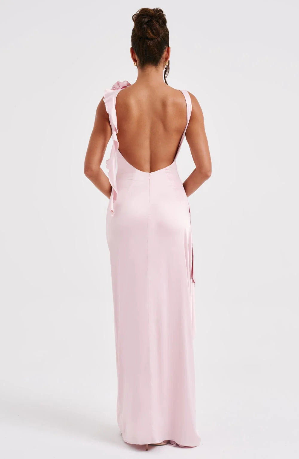 Sheath Elegant Backless formal dresses Bridesmaid Dresses evening gown Prom Dress With Split