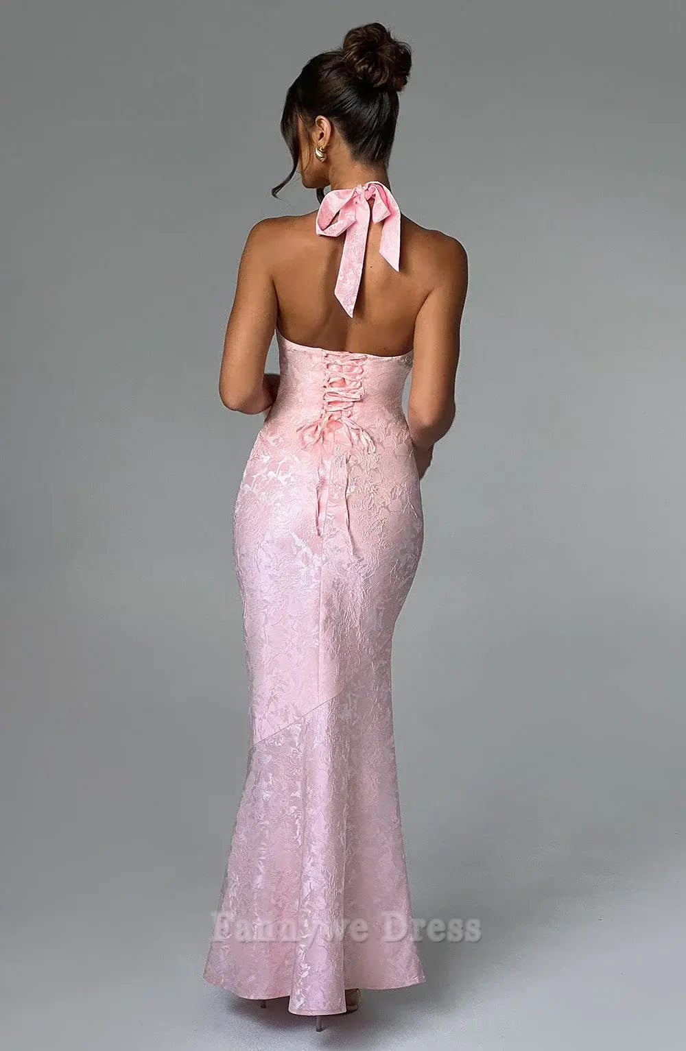 Mermaid Halter Backless formal dresses Bridesmaid Dresses evening gown Prom Dress