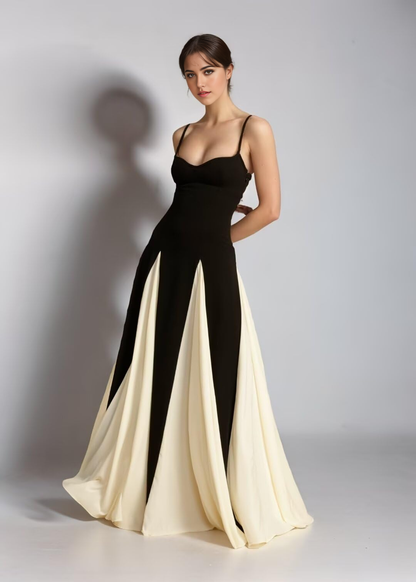 A Line Elegant Spaghetti Straps Sleeveless Pleated formal dresses Bridesmaid Dresses evening gown Prom Dress