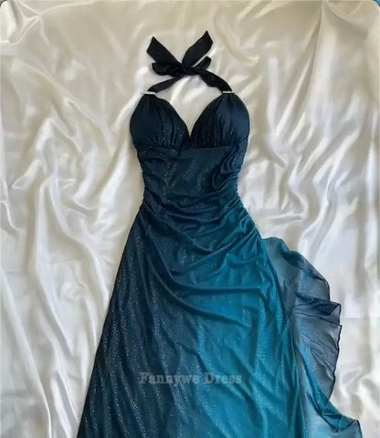 Sheath Halter V-Neck formal dresses Bridesmaid Dresses evening gown Prom Dress