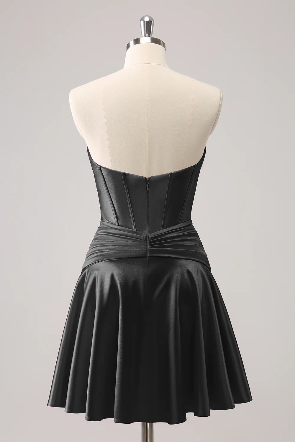 A-Line Sweetheart Corset Short Homecoming Dress