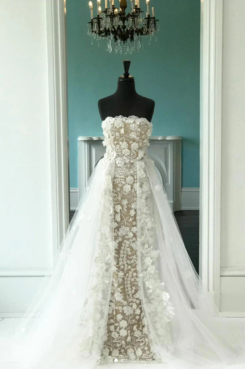 Lace long Wedding Dresses