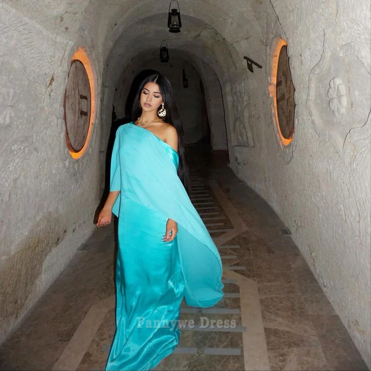 Sheath Elegant Off Shoulder Satin Blue Long formal dresses Bridesmaid Dresses evening gown Prom Dress