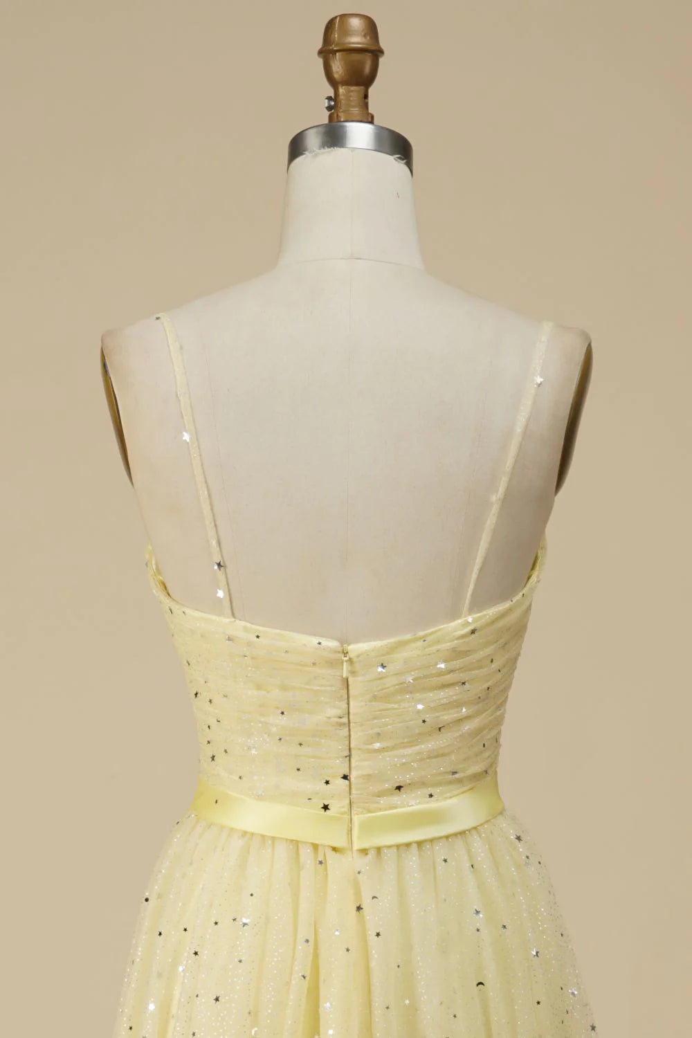 A-Linie Sweetheart Tüll Homecoming Kleid mit Pailletten