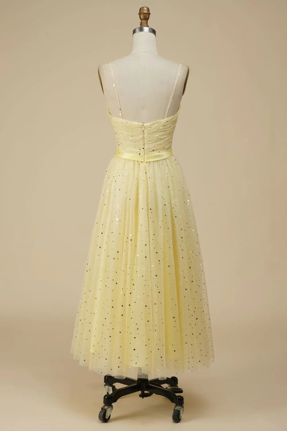 A-Linie Sweetheart Tüll Homecoming Kleid mit Pailletten