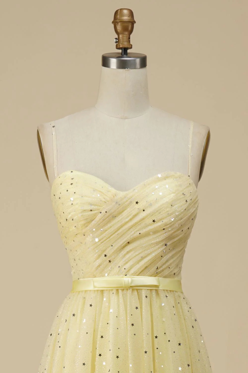 A-Linie Sweetheart Tüll Homecoming Kleid mit Pailletten