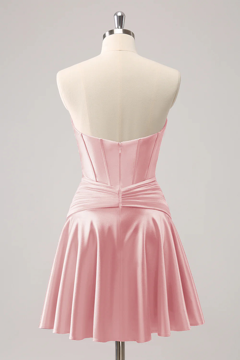 A-Line Sweetheart Corset Short Homecoming Dress