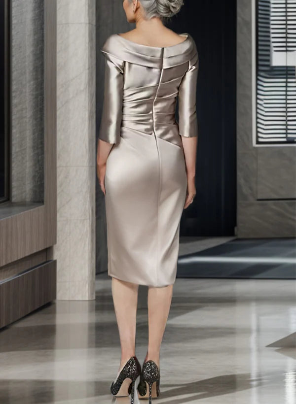 Sheath Off-The-Shoulder Mother Of The Bride Dresses