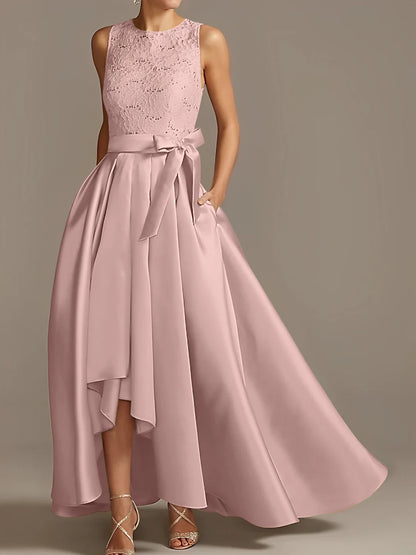 A-Line Jewel Neck Sleeveless Mother Of The Bride Dresses