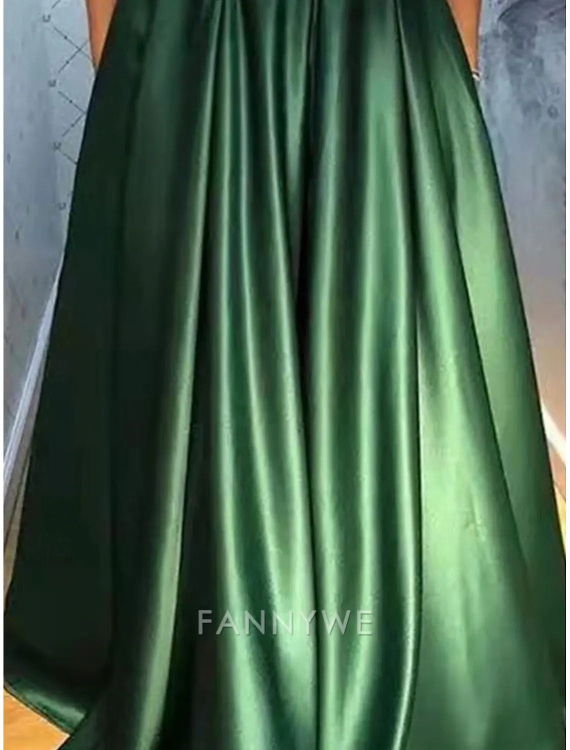 FannyWe Simple A-Line Quinceanera Dresses Elegant Dress Wedding Wedding Guest Floor Length Sleeveless One Shoulder Chiffon Satin Backless with Pleats