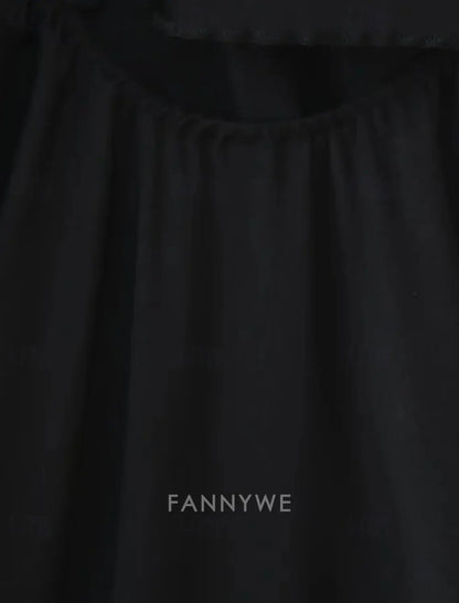 FannyWe Simple Women's Long Dress Maxi Dress Prom Dress Party Dress Fashion Modern Party Special Occasion Evening Party Regular Fit Plain Sleeveless One Shoulder Black Summer