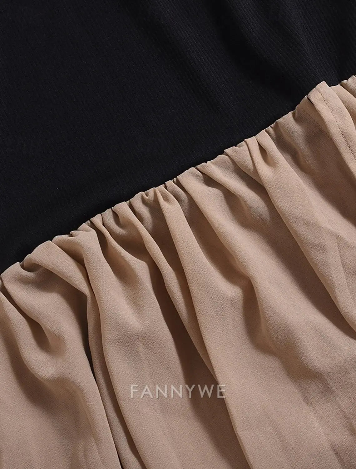 FannyWe Simple Women's Long Dress Maxi Dress Prom Dress Party Dress Fashion Party Special Occasion Evening Party Regular Fit Color Block Sleeveless Deep V Black Brown Summer