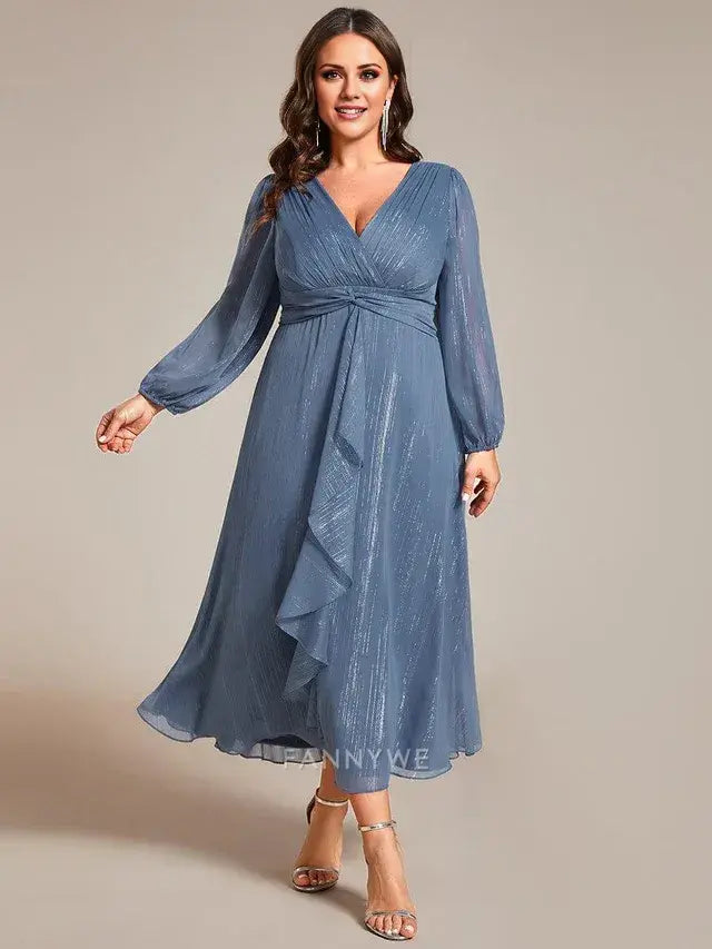 Vestido de fiesta de moda con corte A, hombros descubiertos, sin mangas, con cordones y largo hasta el suelo 