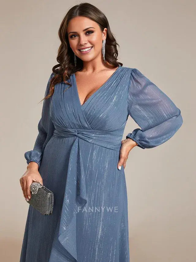 Vestido de fiesta de moda con corte A, hombros descubiertos, sin mangas, con cordones y largo hasta el suelo 