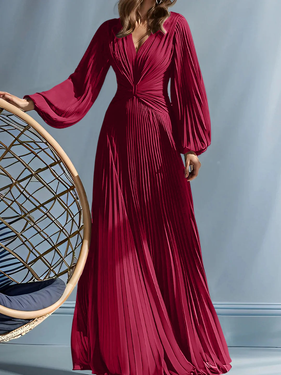 Vestidos de madre de la novia con escote en V y corte A