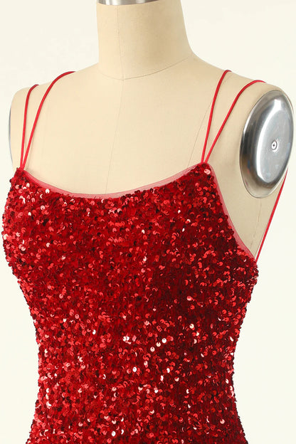 Sequins Tight Short Homecoming Dress