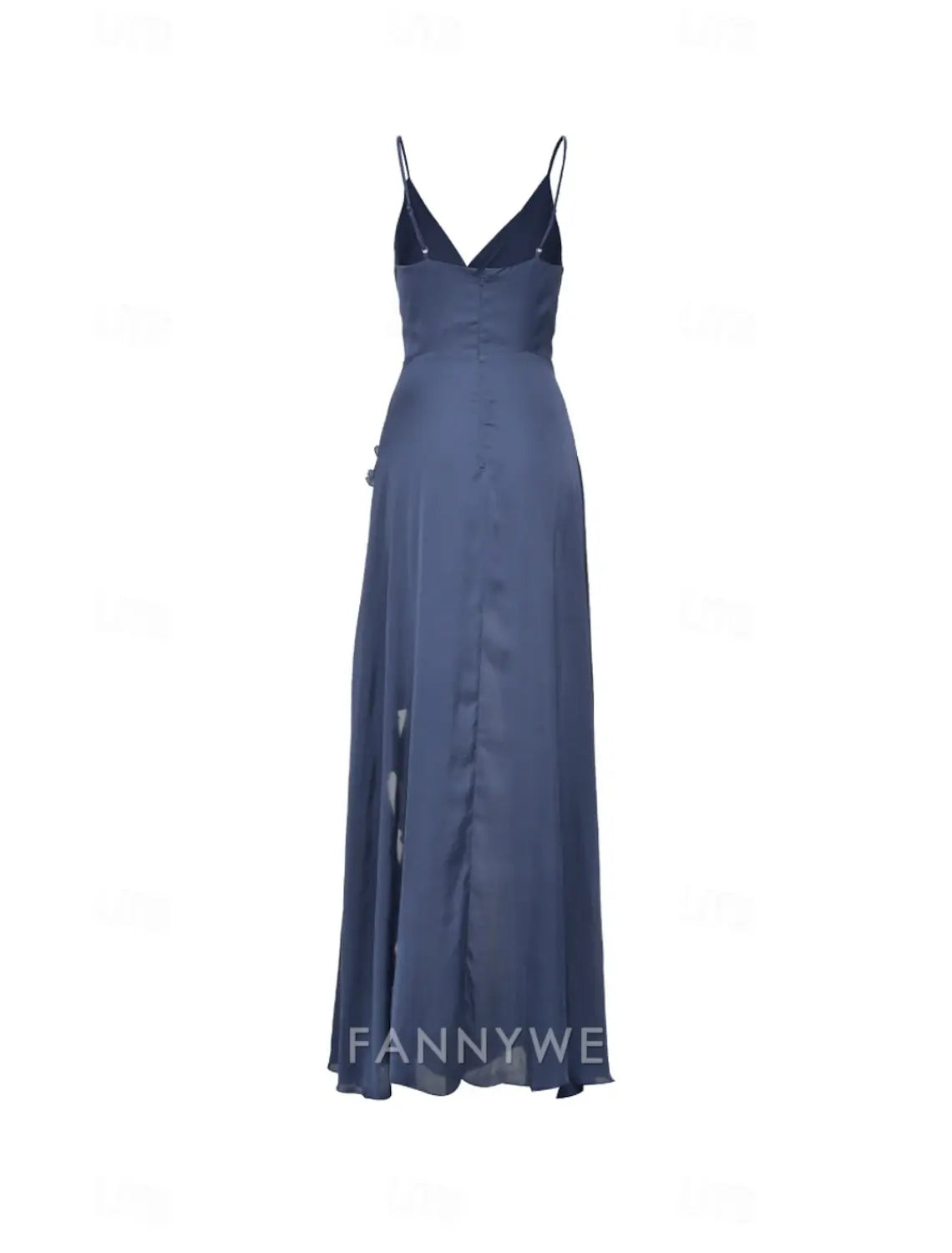 FannyWe Simple Women's Long Dress Maxi Dress Prom Dress Party Dress Cocktail Dress Slip Dress Fashion Party Special Occasion Date Regular Fit Plain Sleeveless Spaghetti Strap Green Dark Blue Rose Red Summer