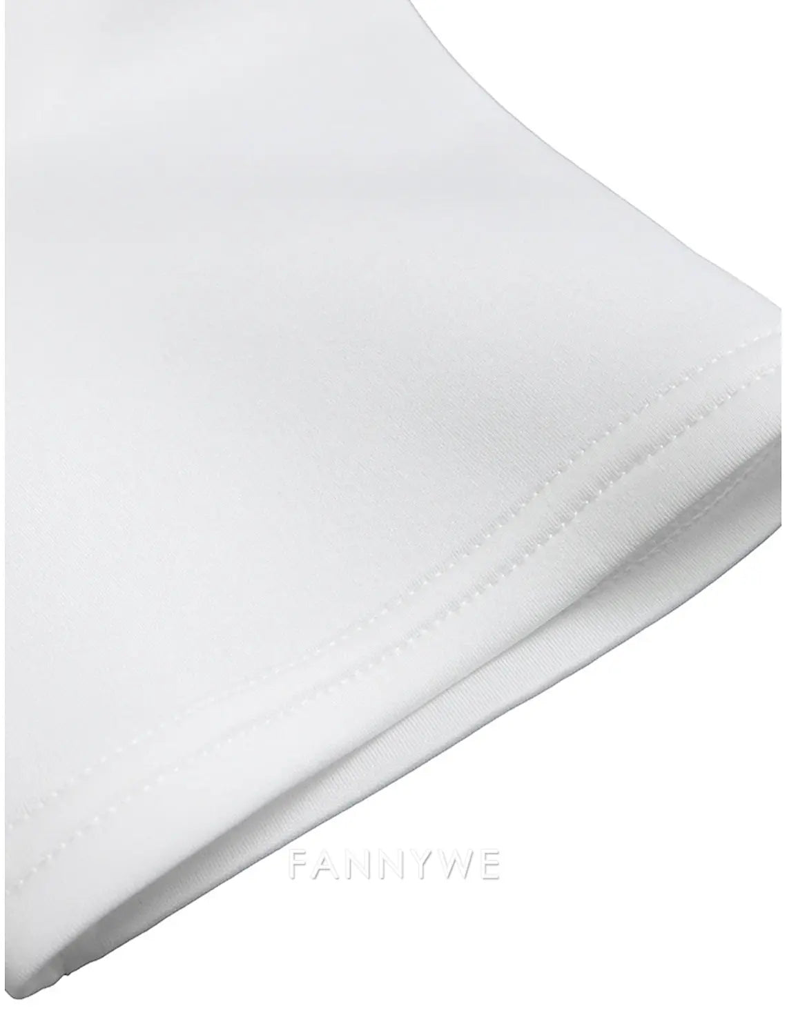 FannyWe Simple Women's White Dress Prom Dress Party Dress Ruched Split V Neck Short Sleeve Midi Dress Special Occasion Vacation White Pink Fall Winter